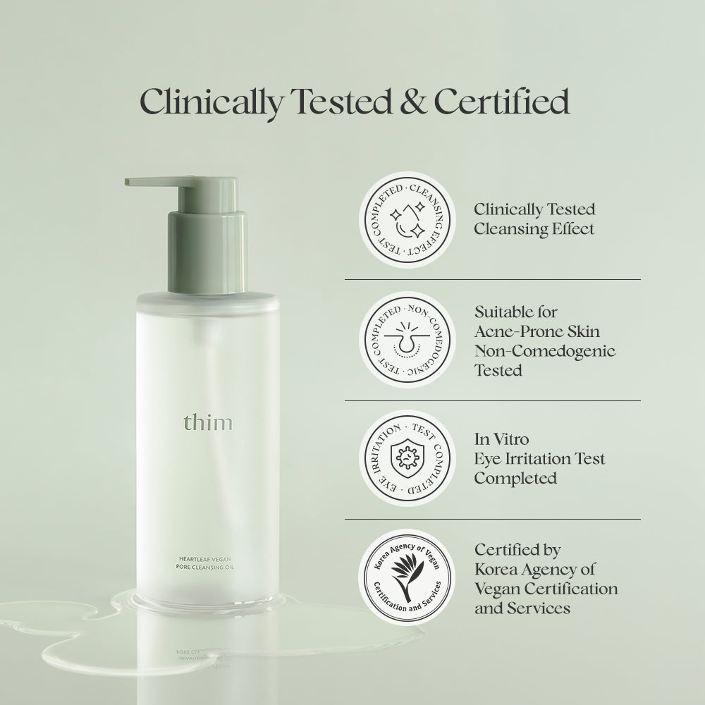 heartleaf vegan pore cleansing oil – thim