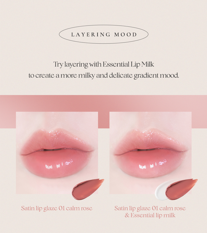 satin lip glaze