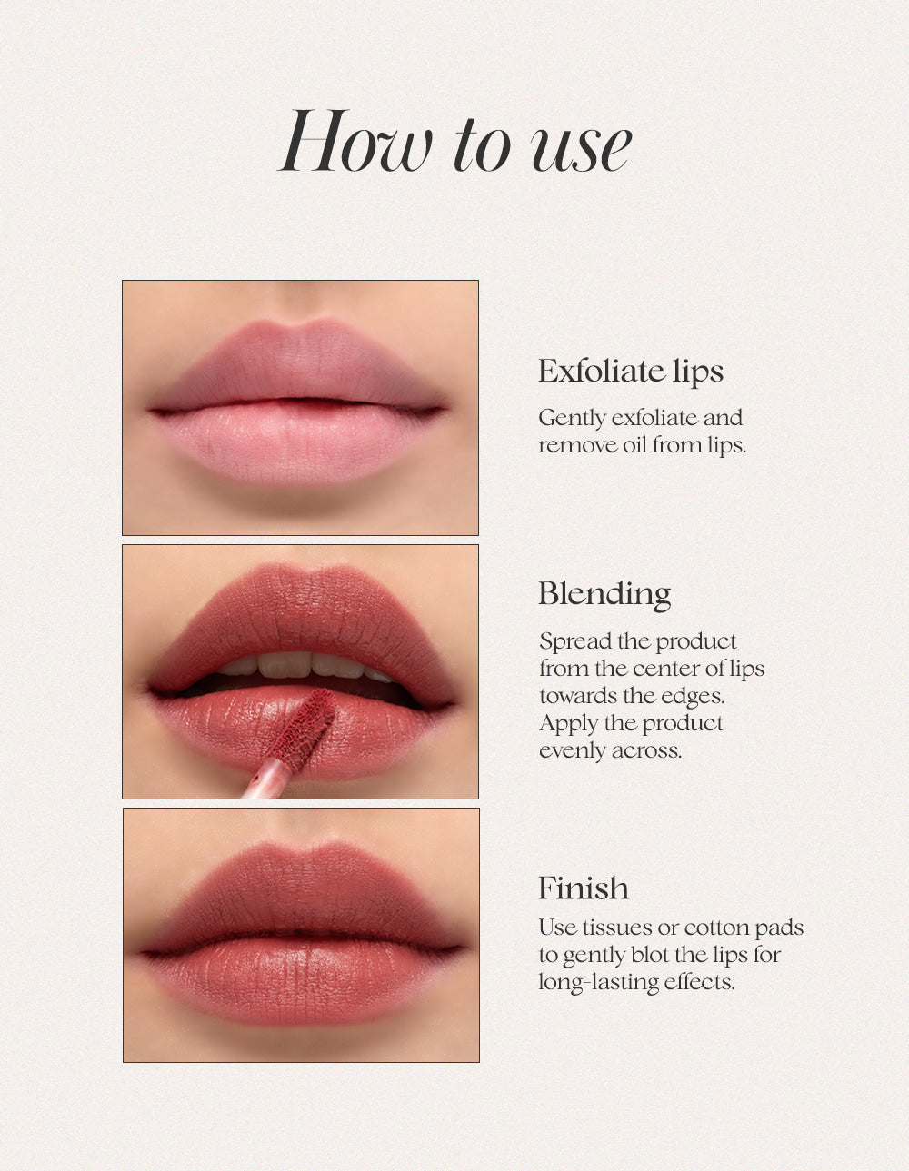 sheer matte liquid lip (5 color)