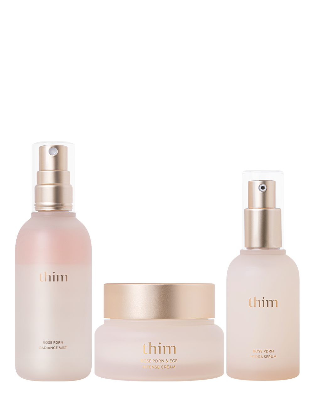 Rose PDRN Skincare Trio Set